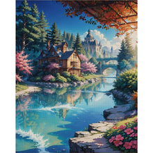 Load image into Gallery viewer, Cabin In The Woods - 50*60CM 16CT Stamped Cross Stitch
