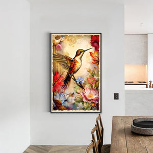 Hummingbird 40*60CM(Canvas) Full Round Drill Diamond Painting