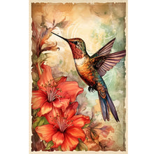 Load image into Gallery viewer, Hummingbird 40*60CM(Canvas) Full Round Drill Diamond Painting
