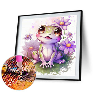Happy Frog 30*30CM(Canvas) Full Round Drill Diamond Painting