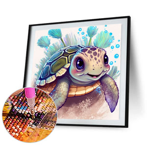 Sea Turtle 30*30CM(Canvas) Full Round Drill Diamond Painting