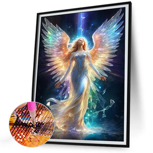 Winged Angel 30*40CM(Canvas) Full Round Drill Diamond Painting