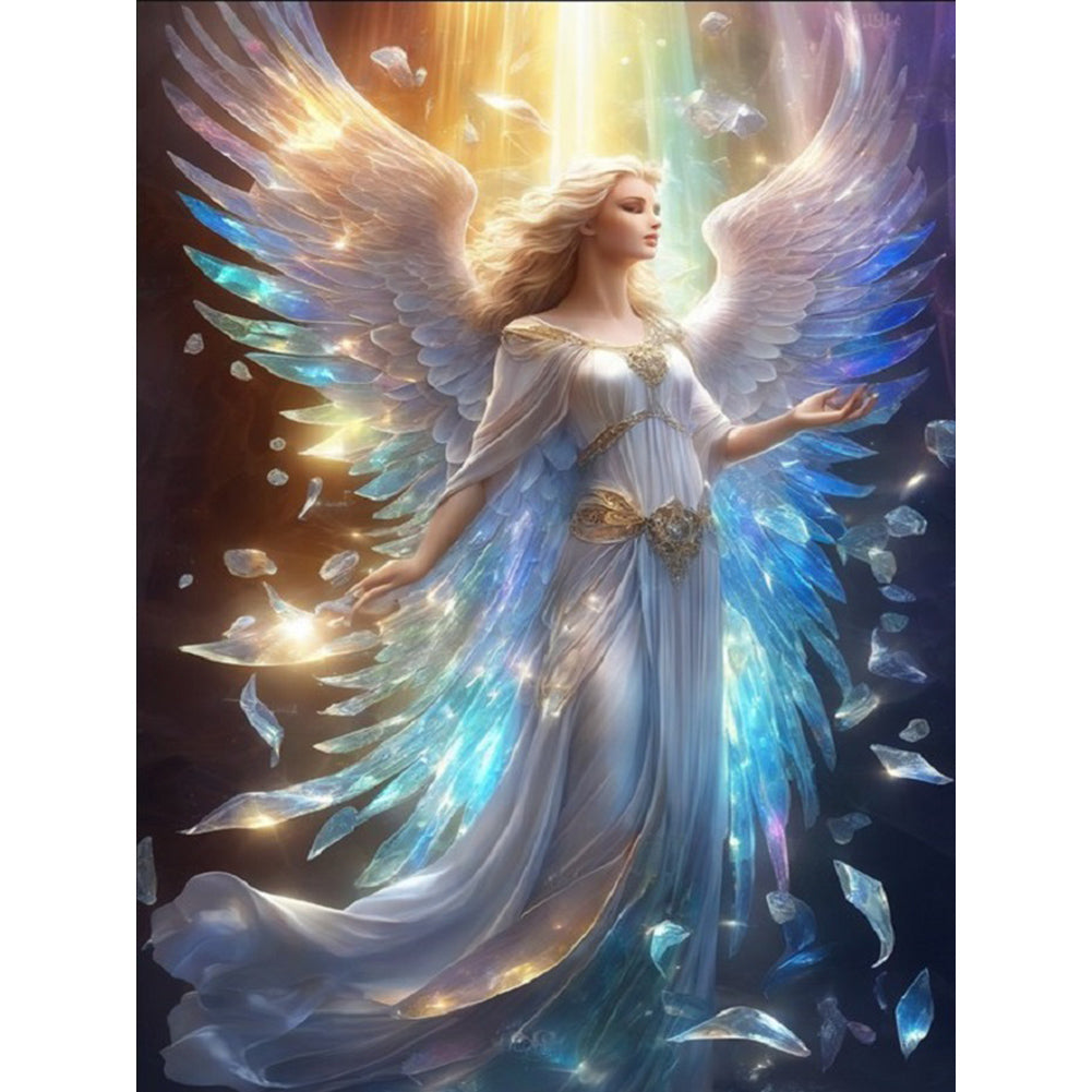 Winged Angel 30*40CM(Canvas) Full Round Drill Diamond Painting