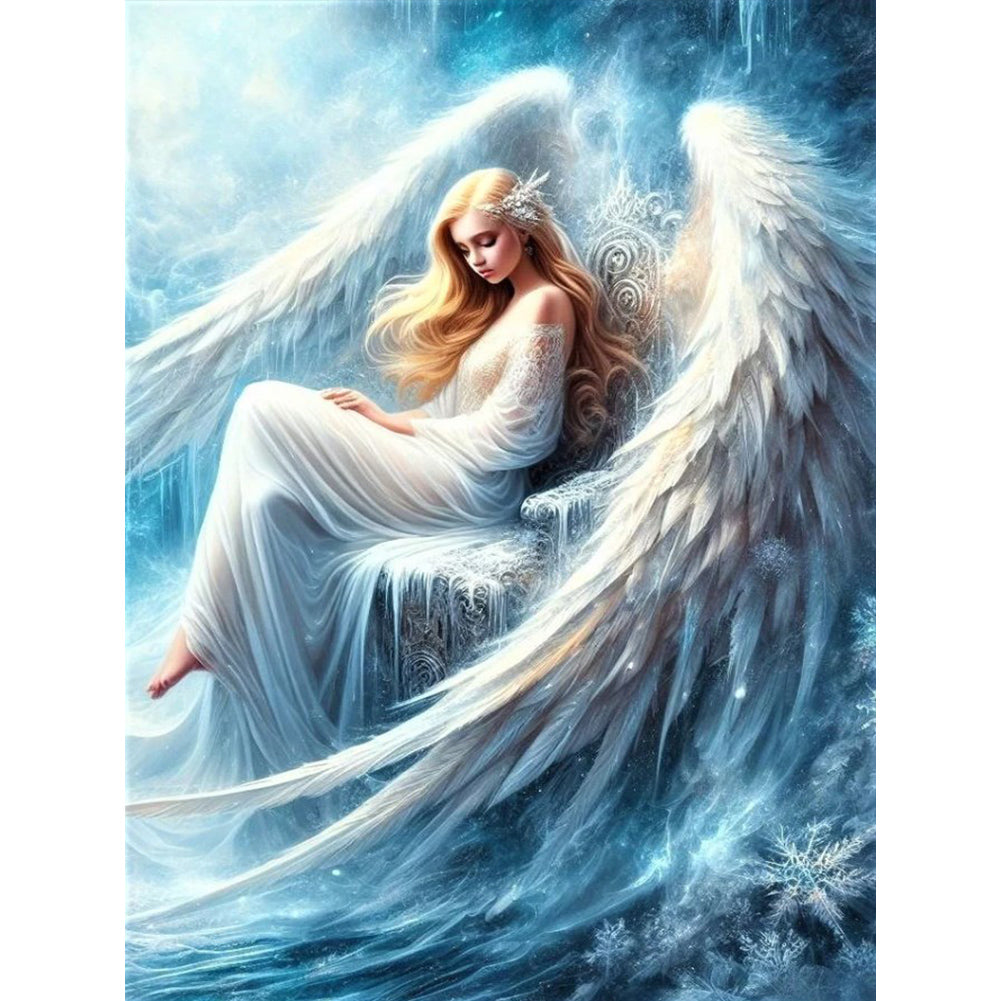 Winged Angel 30*40CM(Canvas) Full Round Drill Diamond Painting