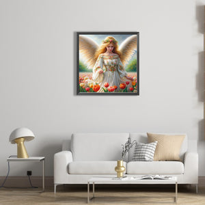 Angel 40*40CM(Picture) Full Square Drill Diamond Painting