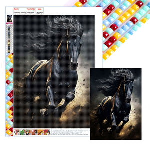 Horse 30*40CM(Canvas) Full Square Drill Diamond Painting