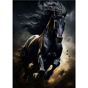 Horse 30*40CM(Canvas) Full Square Drill Diamond Painting