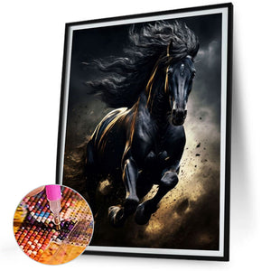 Horse 30*40CM(Canvas) Full Square Drill Diamond Painting