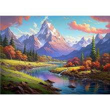 Load image into Gallery viewer, Lake 40*30CM(Canvas) Full Square Drill Diamond Painting
