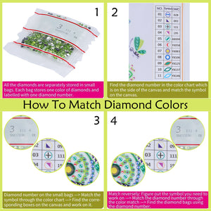 DIY Diamond Painting Desktop Ornaments Kit for Home Office Desktop Decor (LOVE)