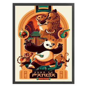 Kungfu Panda - 40*55CM 11CT Stamped Cross Stitch