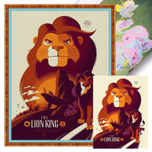 Load image into Gallery viewer, Lion King - 40*55CM 11CT Stamped Cross Stitch
