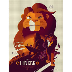Lion King - 40*55CM 11CT Stamped Cross Stitch
