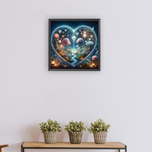 Love Tree Of Life 30*30CM(Canvas) Full Round Drill Diamond Painting