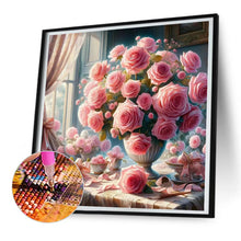 Load image into Gallery viewer, Window Vase 30*30CM(Canvas) Full Round Drill Diamond Painting
