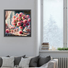 Load image into Gallery viewer, Window Vase 30*30CM(Canvas) Full Round Drill Diamond Painting
