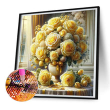 Load image into Gallery viewer, Window Vase 30*30CM(Canvas) Full Round Drill Diamond Painting
