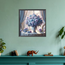 Load image into Gallery viewer, Window Vase 30*30CM(Canvas) Full Round Drill Diamond Painting
