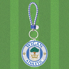 Load image into Gallery viewer, Double Sided Diamond Painting Keychain for Beginners Adults(Wigan Football Club)
