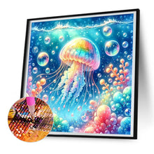 Load image into Gallery viewer, Rainbow Bubble Jellyfish 30*30CM(Canvas) Full Round Drill Diamond Painting
