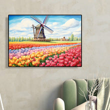 Load image into Gallery viewer, Colorful Flowers 40*30CM(Canvas) Full Round Drill Diamond Painting
