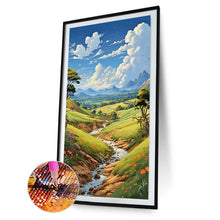 Load image into Gallery viewer, Hillside Fields 40*60CM(Canvas) Full Round Drill Diamond Painting
