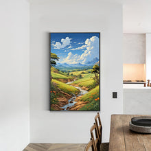 Load image into Gallery viewer, Hillside Fields 40*60CM(Canvas) Full Round Drill Diamond Painting
