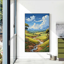 Load image into Gallery viewer, Hillside Fields 40*60CM(Canvas) Full Round Drill Diamond Painting
