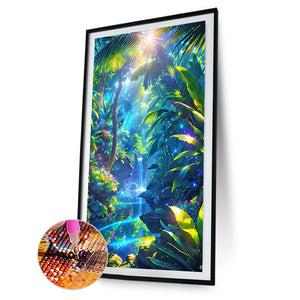 Jungle Secret 40*60CM(Canvas) Full Round Drill Diamond Painting