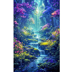 Jungle Secret 40*60CM(Canvas) Full Round Drill Diamond Painting