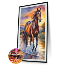 Load image into Gallery viewer, Horse 40*60CM(Canvas) Full Round Drill Diamond Painting
