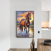 Load image into Gallery viewer, Horse 40*60CM(Canvas) Full Round Drill Diamond Painting
