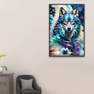 Wolf 40*60CM(Picture) Full Square Drill Diamond Painting