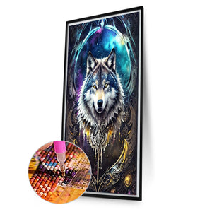 Wolf 40*60CM(Picture) Full Square Drill Diamond Painting