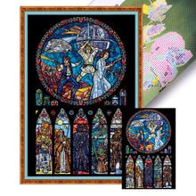 Load image into Gallery viewer, Glass Painting-Star Wars - 50*77CM 11CT Stamped Cross Stitch
