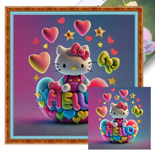 Load image into Gallery viewer, Kitty Cat - 40*40CM 11CT Stamped Cross Stitch
