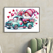 Load image into Gallery viewer, Valentine&#39;S Day Float Gnome 40*30CM(Canvas) Full Round Drill Diamond Painting
