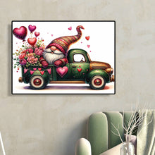 Load image into Gallery viewer, Valentine&#39;S Day Float Gnome 40*30CM(Canvas) Full Round Drill Diamond Painting
