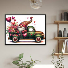 Load image into Gallery viewer, Valentine&#39;S Day Float Gnome 40*30CM(Canvas) Full Round Drill Diamond Painting
