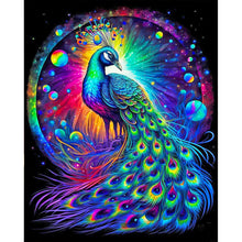 Load image into Gallery viewer, Colorful Peacock 40*50CM(Canvas) Full Round Drill Diamond Painting
