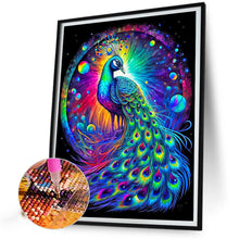 Load image into Gallery viewer, Colorful Peacock 40*50CM(Canvas) Full Round Drill Diamond Painting
