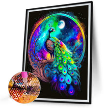 Load image into Gallery viewer, Colorful Peacock 40*50CM(Canvas) Full Round Drill Diamond Painting
