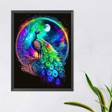 Load image into Gallery viewer, Colorful Peacock 40*50CM(Canvas) Full Round Drill Diamond Painting
