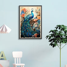 Load image into Gallery viewer, Peacock And Flower Tree 40*60CM(Canvas) Full Round Drill Diamond Painting
