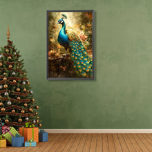 Load image into Gallery viewer, Peacock And Flowers 40*60CM(Canvas) Full Round Drill Diamond Painting
