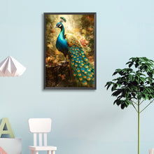 Load image into Gallery viewer, Peacock And Flowers 40*60CM(Canvas) Full Round Drill Diamond Painting
