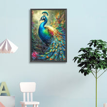 Load image into Gallery viewer, Peacock And Grass 40*60CM(Canvas) Full Round Drill Diamond Painting
