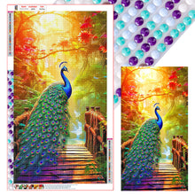 Load image into Gallery viewer, Peacock Under The Scorching Sun 40*70CM(Canvas) Full Round Drill Diamond Painting
