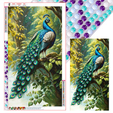 Load image into Gallery viewer, Peacock On The Tree 40*70CM(Canvas) Full Round Drill Diamond Painting
