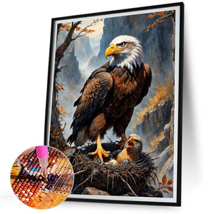 Eagle 30*40CM(Canvas) Full Square Drill Diamond Painting